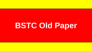 BSTC Old Paper